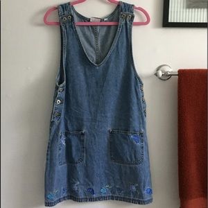 JEAN OVERALL DRESS